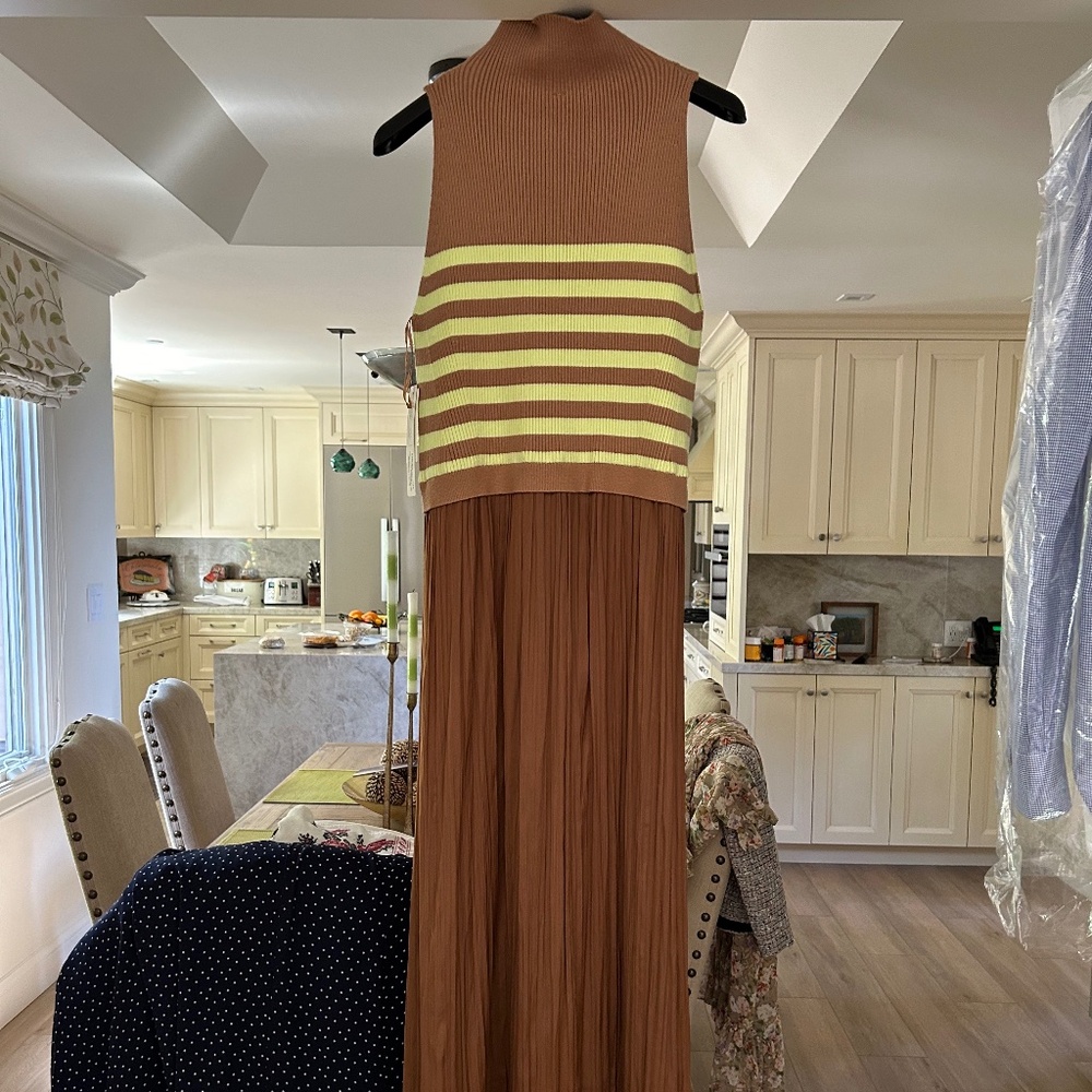 Still in the store long dress from Anthropologie